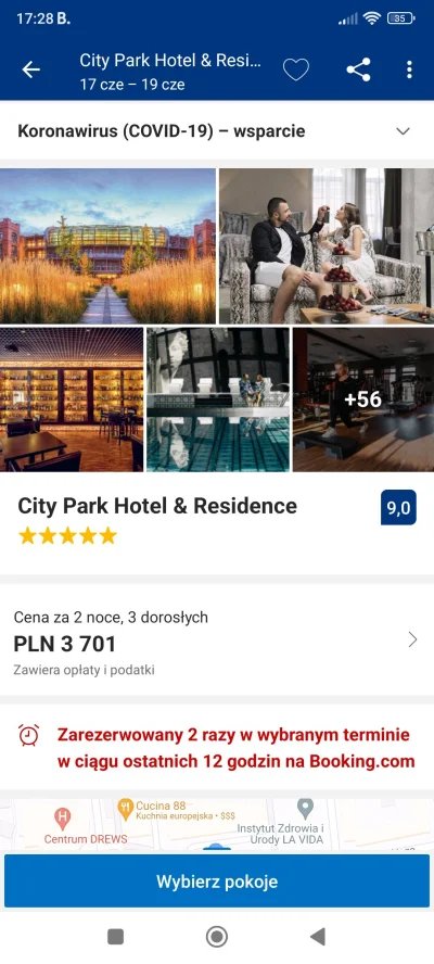 Ekspertodniczego - @tasak Na booking.com wszystko w takich cenach, np. ten o którym p...