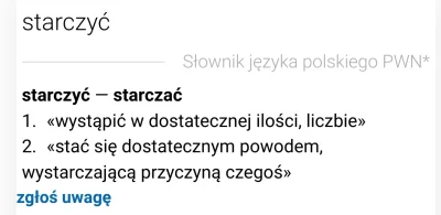 Nieszkodnik - > Wystarczy.
Starczy to może być uwiąd.

@werfogd: cześć mądraliński ...