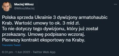 piotr-zbies - Narzekaliście, że 18 Krabów dla Ukrainy to mało? 
No to dostaną jeszcz...