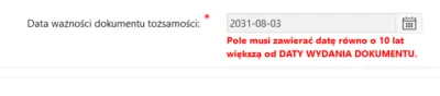 Krupier - @affairz: właśnie zakładam i system nie puszcza wniosku gdy masz dowód ważn...