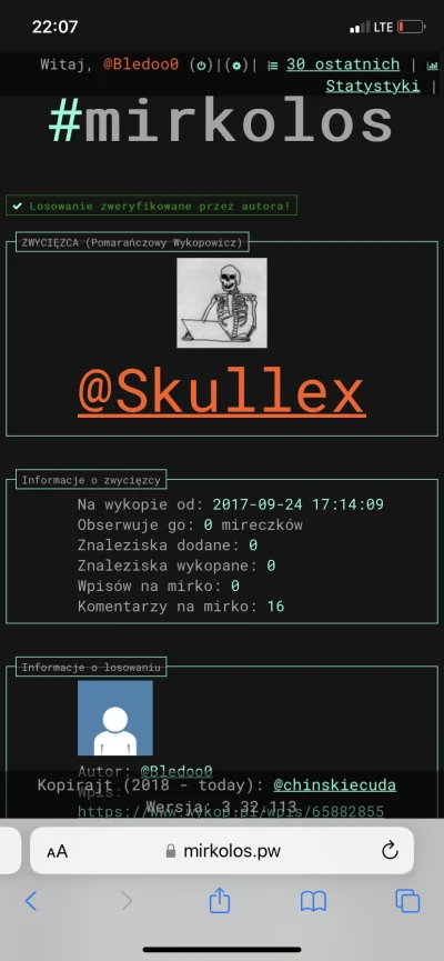 Bledoo0 - @Skullex gratulejszyn. Napisz w wiadomosci prywatnej numer na jaki mam prze...