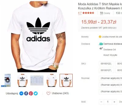 Pepe9248 - Ile na tym shopee jest podróbek ubrań z Azji to głowa mała, jak ludzie mog...