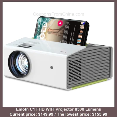 n____S - Emotn C1 FHD WIFI Projector 8500 Lumens
Cena: $149.99 (najniższa w historii...