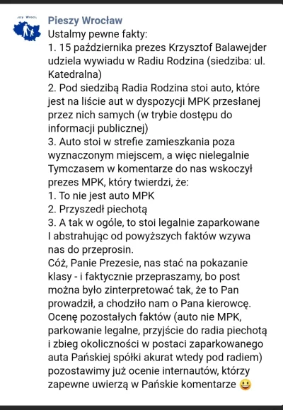 Kowal13 - @NaglyAtakGlazurnika: tylko preses nie korzysta z MPK a wszedzie się wozi z...