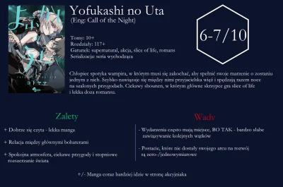 youngfifi - 29/52 --> #anime52
Yofukashi no Uta / Eng: Call of the Night (recenzja m...