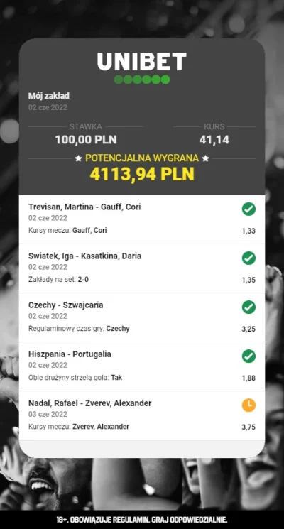 mmaaqq - @Meybah: 1100 cashout, wyciągałbyś czy yolo? Wczoraj jakoś wierzyłem w Zvere...