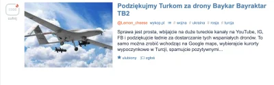 AntyKuc - Ale jak to, przecież jeszcze niedawno dziękowaliśmy Turkom za drony ( ͡° ͜ʖ...