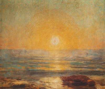 dhaulagiri - Stanisław Ludwik de Laveaux
Zachód słońca nad morzem

#sztuka #art #obra...