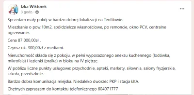 kepak - #patodeweloperka #januszenieruchomosci #lodz #mieszkanie

Co za patologia, ...