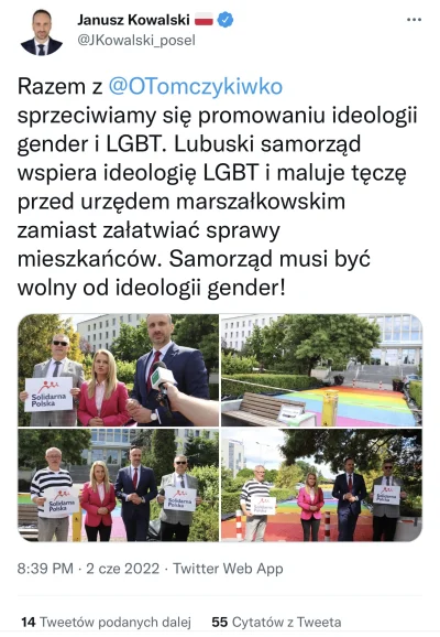 gardzenarodowcami - biedna Polska prześladowana przez ideologie dzender a wy się jaką...