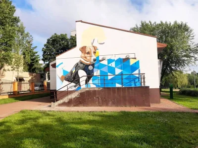 contrast - W Kijowie pojawi się mural z psem Patronem.

Obraz powstaje w parku Otra...