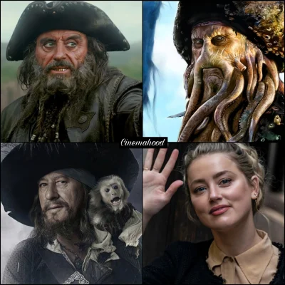Xefirex - Złoczyńcy których pokonał Jack Sparrow
 #johnnydepp #film #filmy #amberhea...