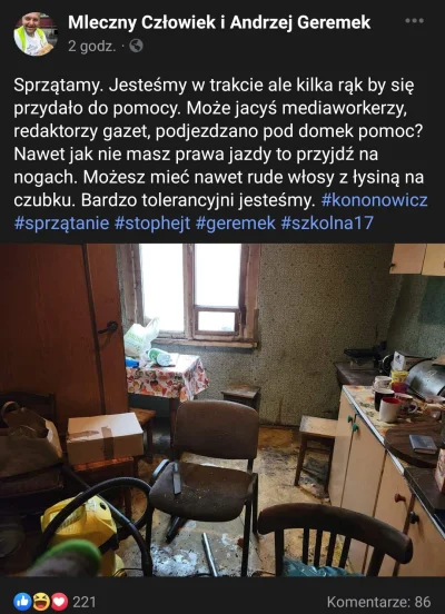 NerwowyMacieK - A Centaur w domku w górach siedzi i mówi: Sprzatamy

Chyba SPRZĄTAJĄ ...