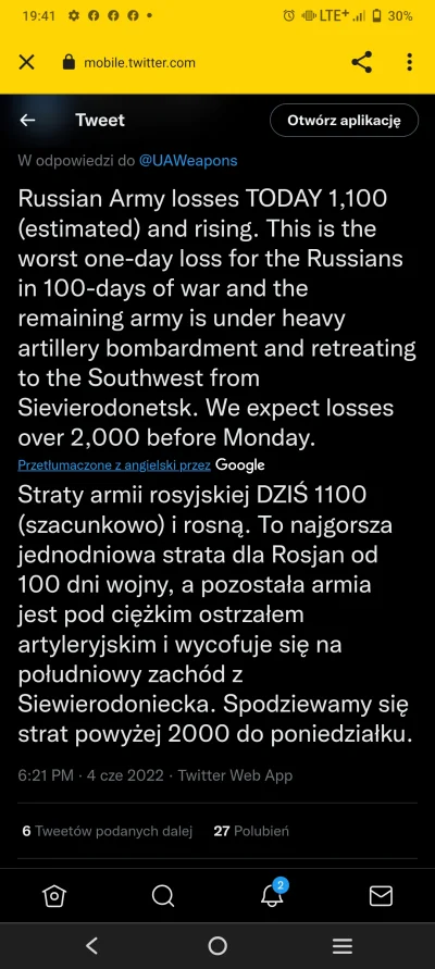 maro-grzechotnik - Jeśli to prawda to grubo kacapy oberwali( ͡° ͜ʖ ͡°)
#ukraina #woj...