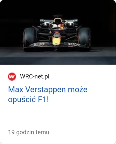 R.....8 - Max Verstappen mówi że nie wie co będzie po kontrakcie do 2028. 

Wrc.net...