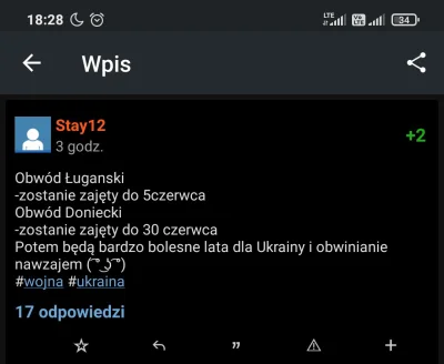 OBAFGKM - Jak tam przewidywania naszego tagowego gamonia @Stay12? Minął tydzień, obwó...