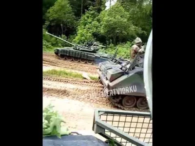Lu7yn - Polskie czołgi T-72 i holenderskie transportery opancerzone YPR-765. 
#ukrai...