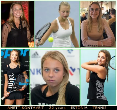 Bayadasaurus - Anett Kontaveit - tenisistka z Estonii, numer dwa na świecie po wiadom...