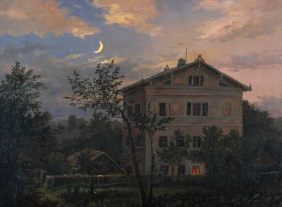 Borealny - Carus House in Pillnitz - Carl Gustav Carus (1789–1869)
#malarstwo #obrazy...
