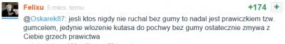 Felixu - Na ostatnim semestrze dowalili nam filozofie albo etyke, nie wiem nawet jak ...