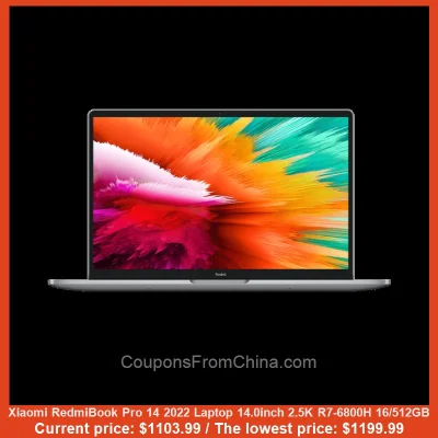 n____S - Xiaomi RedmiBook Pro 14 2022 Laptop 14.0inch 2.5K R7-6800H 16/512GB
Cena: $...