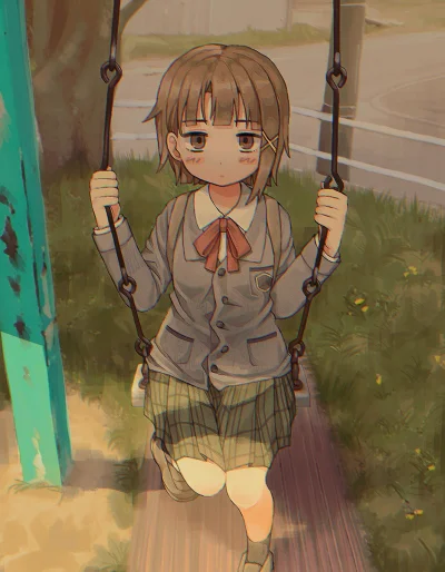 mesugaki - #anime #randomanimeshit #serialexperimentslain #lainiwakura #schoolgirl