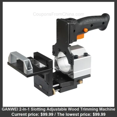 n____S - GANWEI 2-In-1 Slotting Adjustable Wood Trimming Machine
Cena: $99.99 (najni...