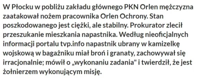 viejra - @wojna: przestraszonym narodem łatwiej sterować. Słyszałeś już o zamachowcy ...