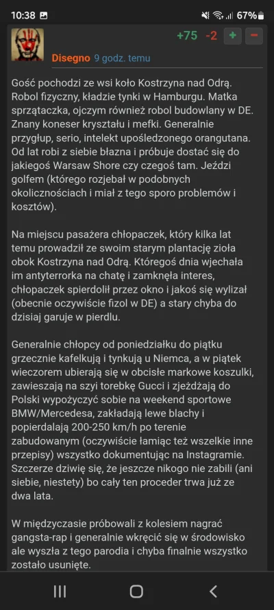 HamujPiety - Na głównej jest o tym koledze Alana który rozbił ferrari. Wykopek opisuj...