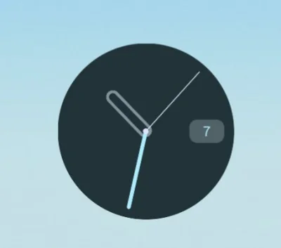 pr0kondi - Chodzi o ten zegar który pokazuje aktualna godzinę i można go zmienić? (Pi...