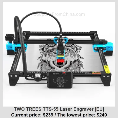 n____S - TWO TREES TTS-55 Laser Engraver [EU]
Cena: $239.00 (najniższa w historii: $...