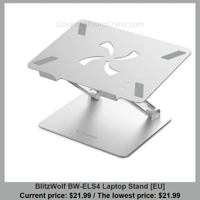 n____S - BlitzWolf BW-ELS4 Laptop Stand [EU]
Cena: $21.99 (najniższa w historii: $21...