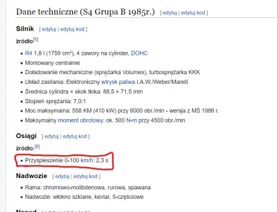 itpitede - może nie F1, ale popatrzcie na osiągi Lancii Delta S4 z grupy B, niesamowi...