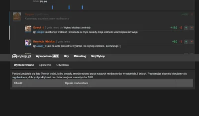 Reqqin - @Gawol_1: puste wymoderowane po usunieciu komentarza 
ale wiadomo... portal...