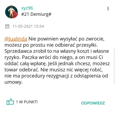 ToRowniezPrzeminie - @Wychwalany: @Jcdx: Na forum allegro znalazłam jeszcze taki wpis...