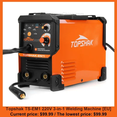 n____S - Topshak TS-EM1 220V 3-in-1 Welding Machine [EU]
Cena: $99.99 (najniższa w h...