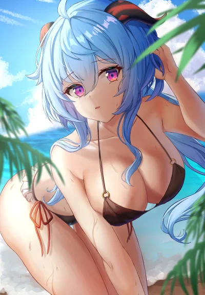 Azur88 - #randomanimeshit #anime #genshinimpact #ganyu #bikini #naturanime