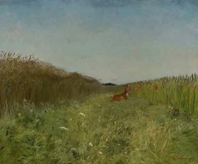 dhaulagiri - Józef Chełmoński
Zając wśród zboża

#sztuka #art #obrazy #malarstwo