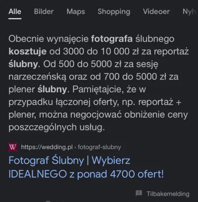 DosKapp4 - Hej, czy mamy tutaj jakiegoś fotografa ślubnego? 
Chciałabym zapytać o ki...