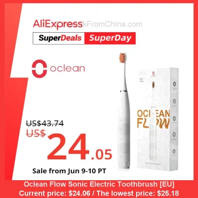n____S - Oclean Flow Sonic Electric Toothbrush [EU]
Cena: $24.06 (najniższa w histor...