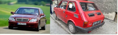 Kroledyp - Te dwa pojazdy wyprodukowano w ten sam dzień tego samego roku. Odległość j...