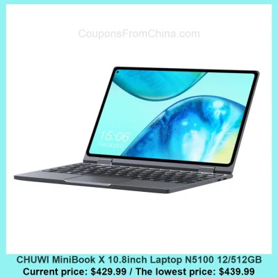 n____S - CHUWI MiniBook X 10.8inch Laptop N5100 12/512GB
Cena: $429.99 (najniższa w ...
