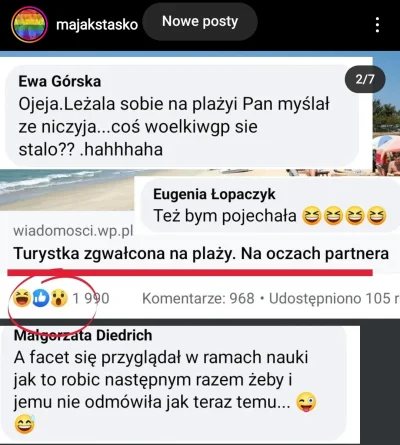 P.....c - W artykule o gwałcie kobiety fantazjują o przystojnym gwałcicielu, a z face...