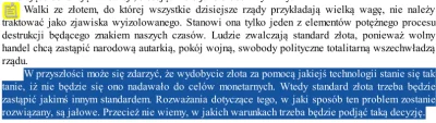 P.....r - Złoto wykorzystywane od setek lat w roli monetarnej musi kiedyś stracić jak...