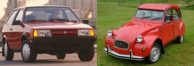 fajnyprojekt - Te dwa pojazdy wyprodukowano w ten sam dzień tego samego roku. Odległo...