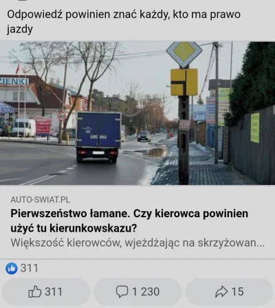 DzonySiara - I Hui najprostsze co może być na drodze a dyskusja toczy się na 1200 kom...