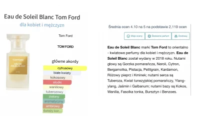 przypadkiem- - byłby ktoś zainteresowany #rozbiorka

Tom Ford Eau de Soleil Blanc (ED...