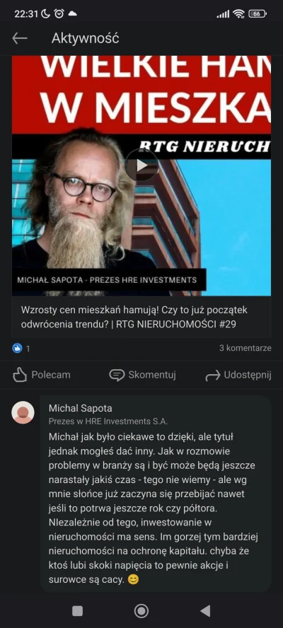 Magma1 - @pastibox: jego odpowiedź na LinkedIn na ten wywiad też jest bardzo wymowna