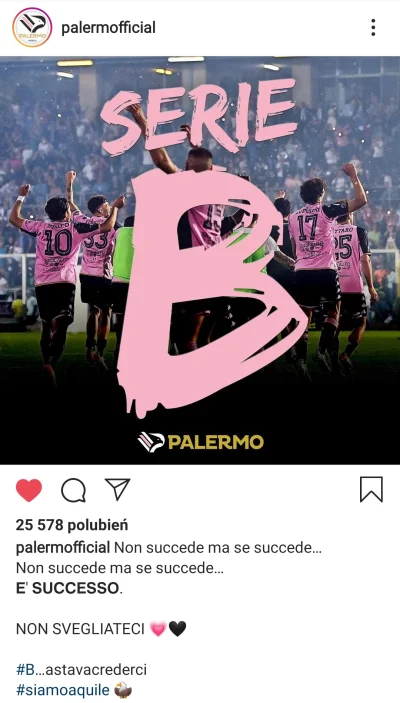 VitoGonzalez - Palermo wywalczyło sobie awans do Serie B wygrywając dwumecz z Padovą
...
