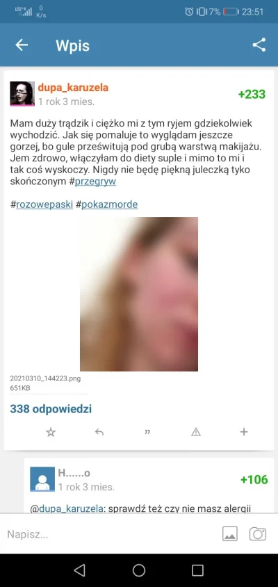 SaintWykopek - @dupa_karuzela Nie, odkryłem twoje konto na wpisie sprzed roku. Nawet ...